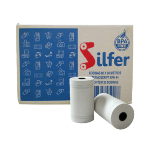 Bobina Térmica PDV 80x40mm Silfer – Caixa com 30 Rolos para Impressoras